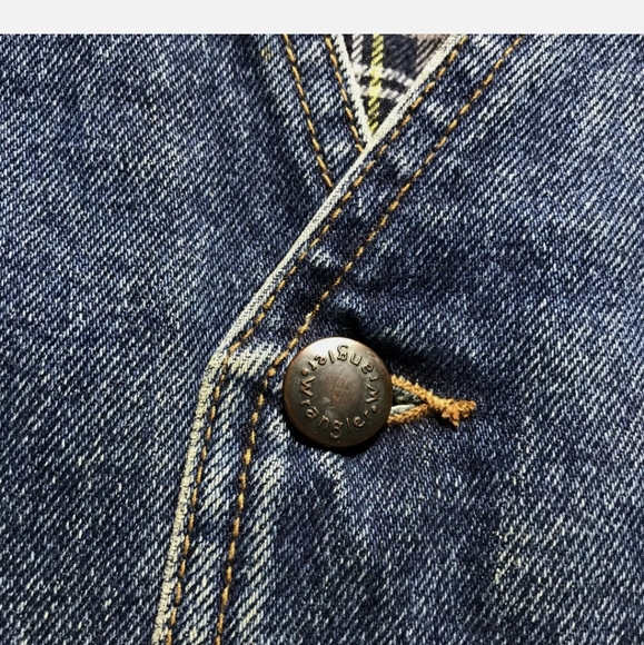 Men’s Vintage Wrangler Outerwear Western Gear Vest Leather Trimmed Size Medium - Picture 2 of 6